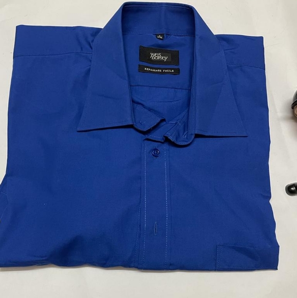 Blue short sleeve shirt - New with Tags - XXXL - Picture 4 of 9